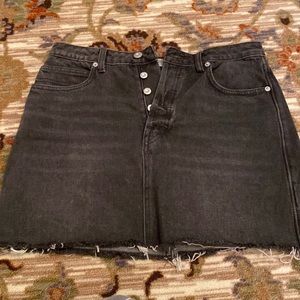NWOT Free People Denim Skirt